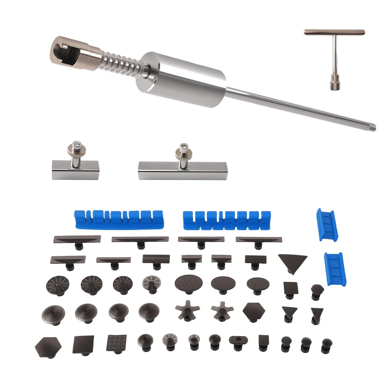 Paintless Car Body Slide Hammer Dent Repair Tool Puller Lifter Hail Removal Kits