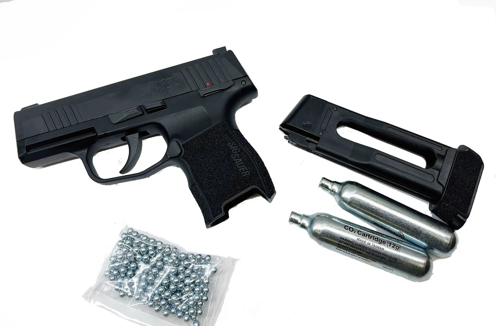 1:1 Licensed By Sig Sauer P365 Co2 Blowback Airsoft 4.5mm Steel Bb
