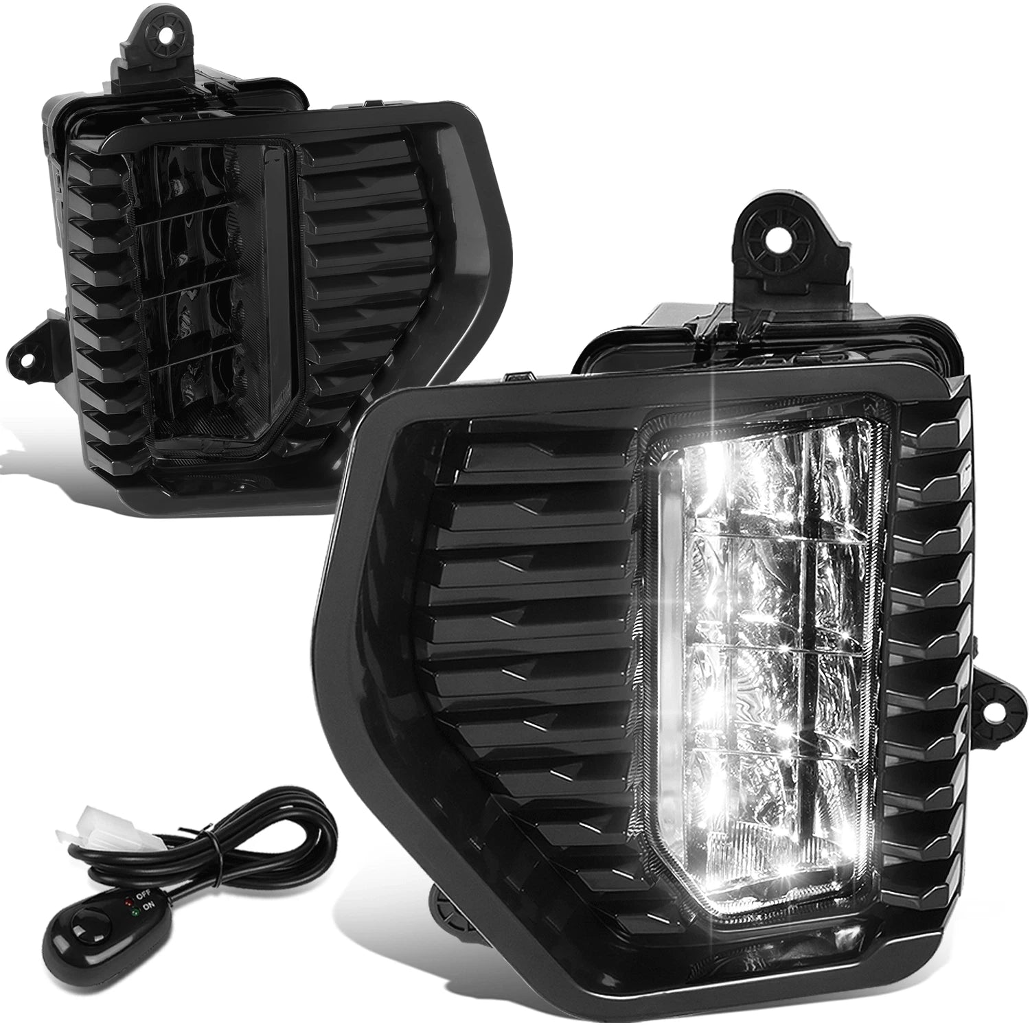 Fit 19-22 Gmc Sierra 1500 Full Led Fog Light Lamp | Built Supply Co