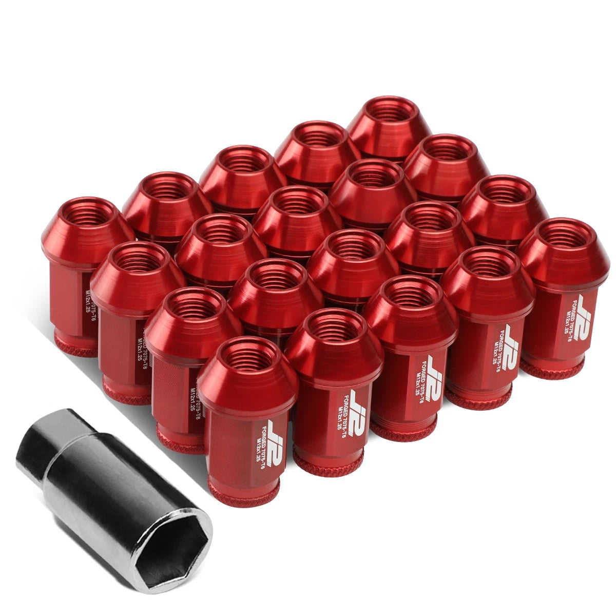 J2 7075 Forged Aluminum M12x1.25 4cm Open-end Lug | Built Supply Co