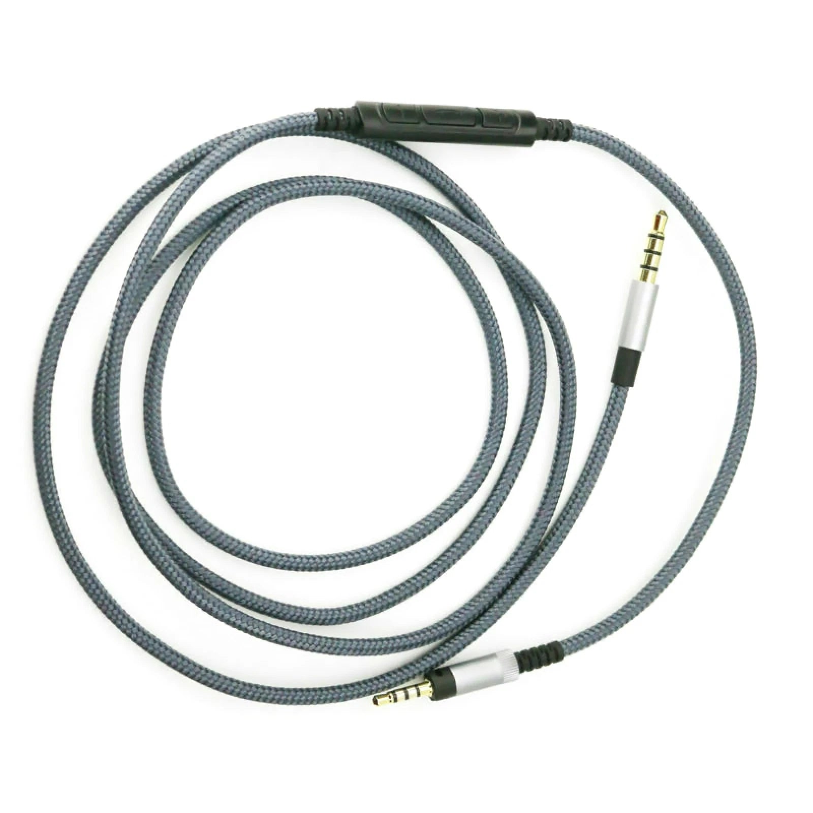Headphone Cable With Mic Volume Control Aux Cord For Sennheiser