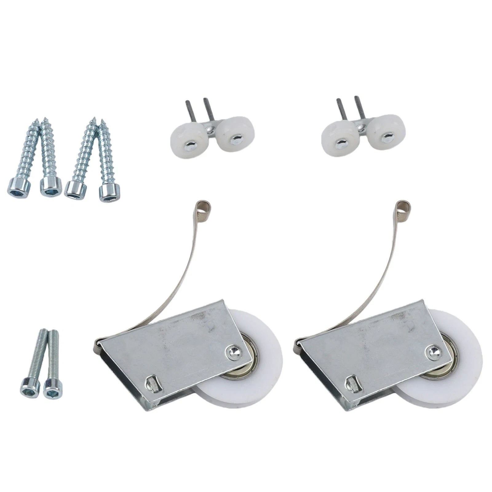 2 Sets Sliding Door Rollers For Wardrobe Doors Smooth And Silent