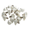 Rok Hardware Shelf Support 5mm Pin, White