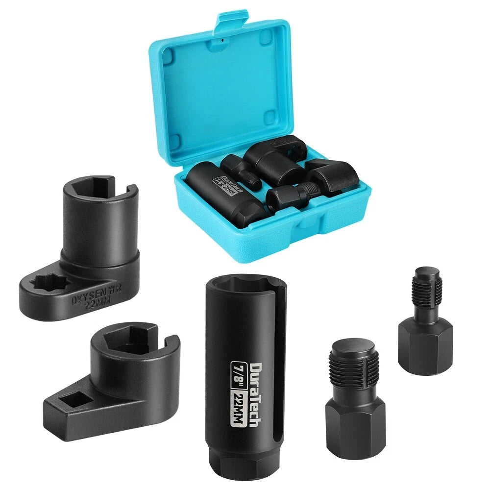 Duratech O2 Oxygen Sensor Socket Thread Chaser 3/8 1/2"x7/8" 22mm