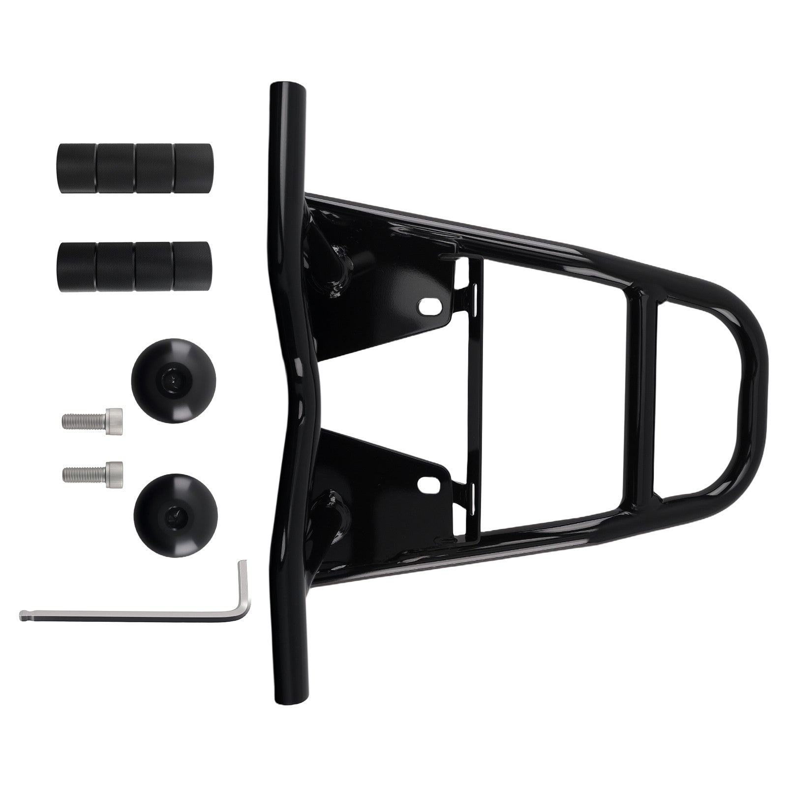 Rear Cargo Carrier for Honda Grom MSX 125 SF 2013-2020 Steel Black