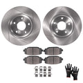 Rear Disc Brake Rotors Ceramic Pads for Dodge Grand Caravan Journey 2012-2020