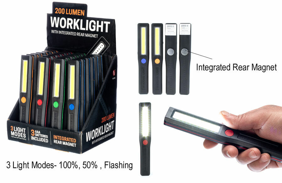 4 Hand Held LED 200 Lumen Work Lights
