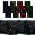 Waterproof Car B Pillar Decals Door Post Stickers 3d Crack Style