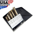 Norseman Spiral Point Tap Set Nf/nc Hss 1/4 To 1/2 Made In Usa Sp-10t