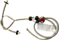 7ft Stainless Braided Lp Propane Regulator Hose Dual Tanks Y Splitter