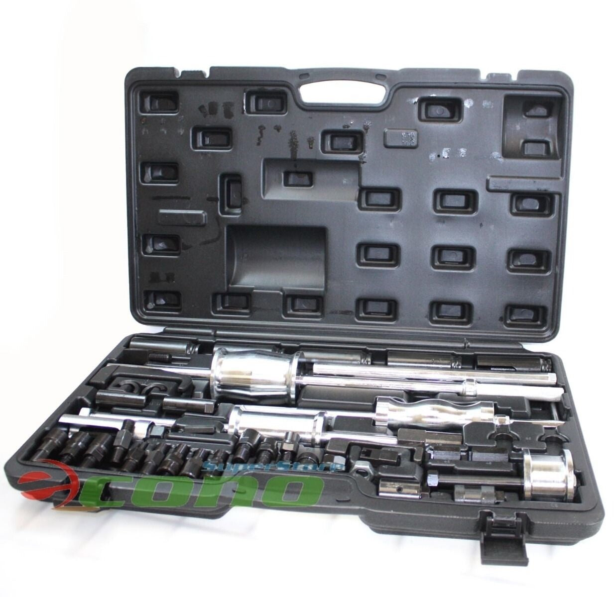 40Pcs Master Diesel Injector Extractor Puller & Slide Hammer Kit by Unbranded