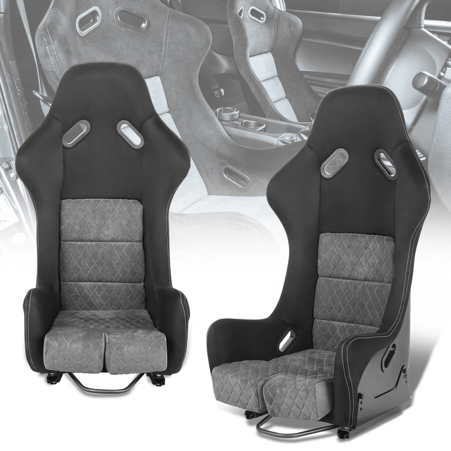 Left/right Fiberglass Fixed Position Racing Bucket | Built Supply Co