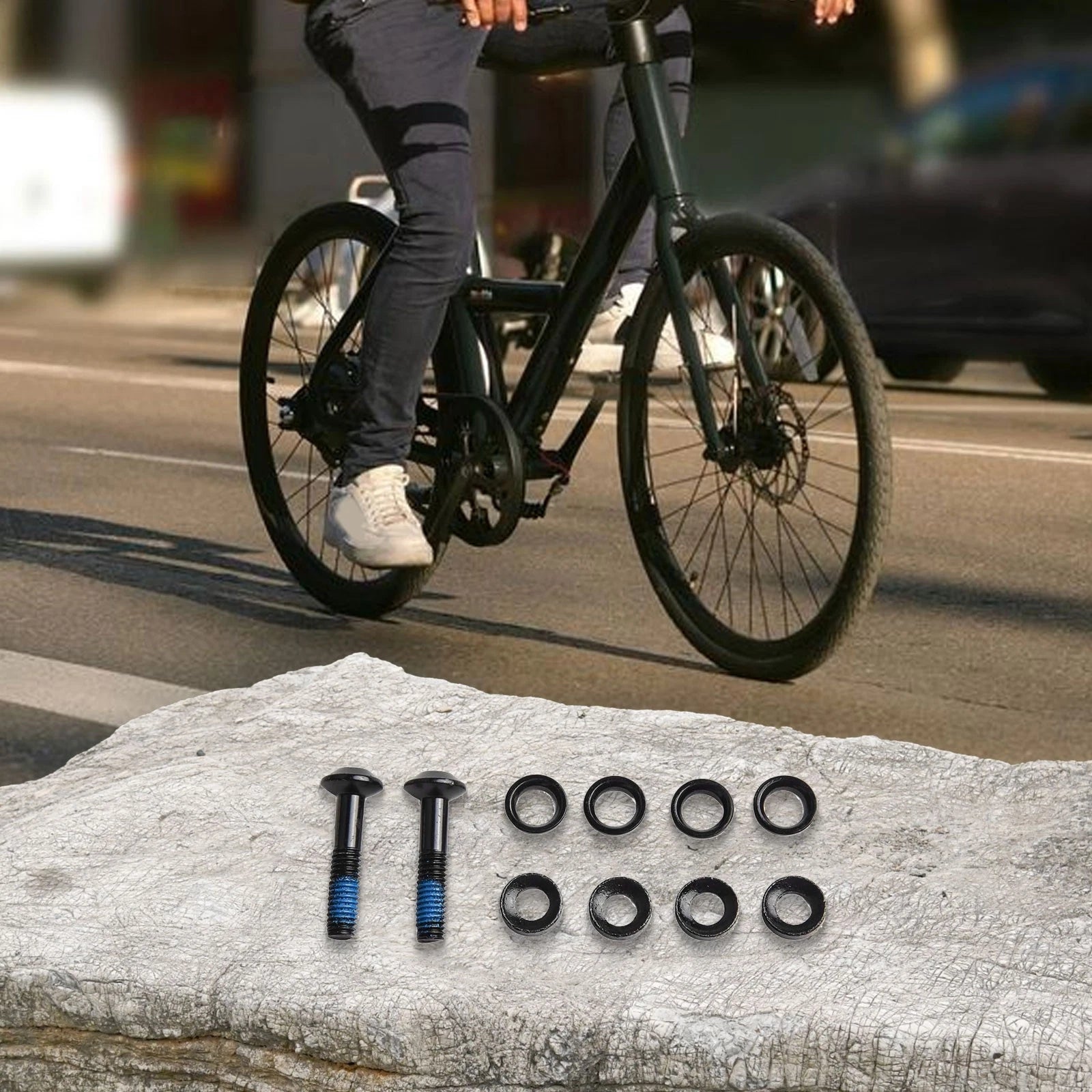 Scooter Washer Disc Brake Seat Screw High Carbon Steel Mountain Bike