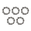 Stainless Steel Silver 1/4 In X 9 Balls Bicycle Crank Ball Bearing