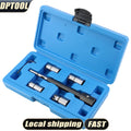 Universal 5PC Injector Seat Reamer & Cleaner Tool Kit For Mercedes PSA