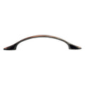 Flare Style 3-3/4" Center Antique Copper Kitchen Cabinet Pull Handle