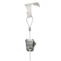 Stas Moulding Hook White, Zipper & Perlon Cord Picture Hanging