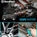 Duratech Mechanics Tool Kits Sae/metric Sockets Set 40-in-1