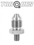 AN -3 ( 3AN) to M6x1.0 Metric Stainless Steel Adapter