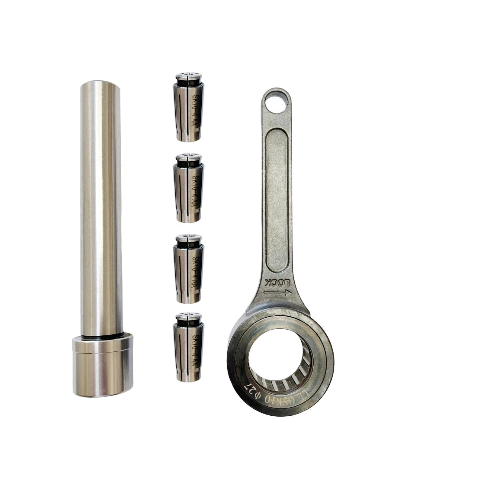 New 20mm Straight Shank Sk10 Collet Chuck Tool Holdr & 3,4,5,6mm