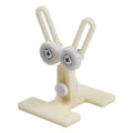 Adjustable Fishing Rod Repair Holder Smooth Wheels Plastic