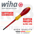 Wiha Phillips Screwdriver PH2 100mm 1000V VDE Softfinish Grip by Wiha