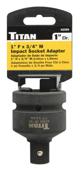 Titan 1-Inch Female x 3/4-Inch Male Impact Socket Adaptor by Titan