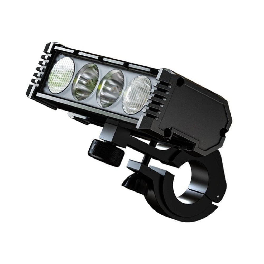 Usb C Rechargeable High Brightness Bike Light Aluminum Alloy Night Use