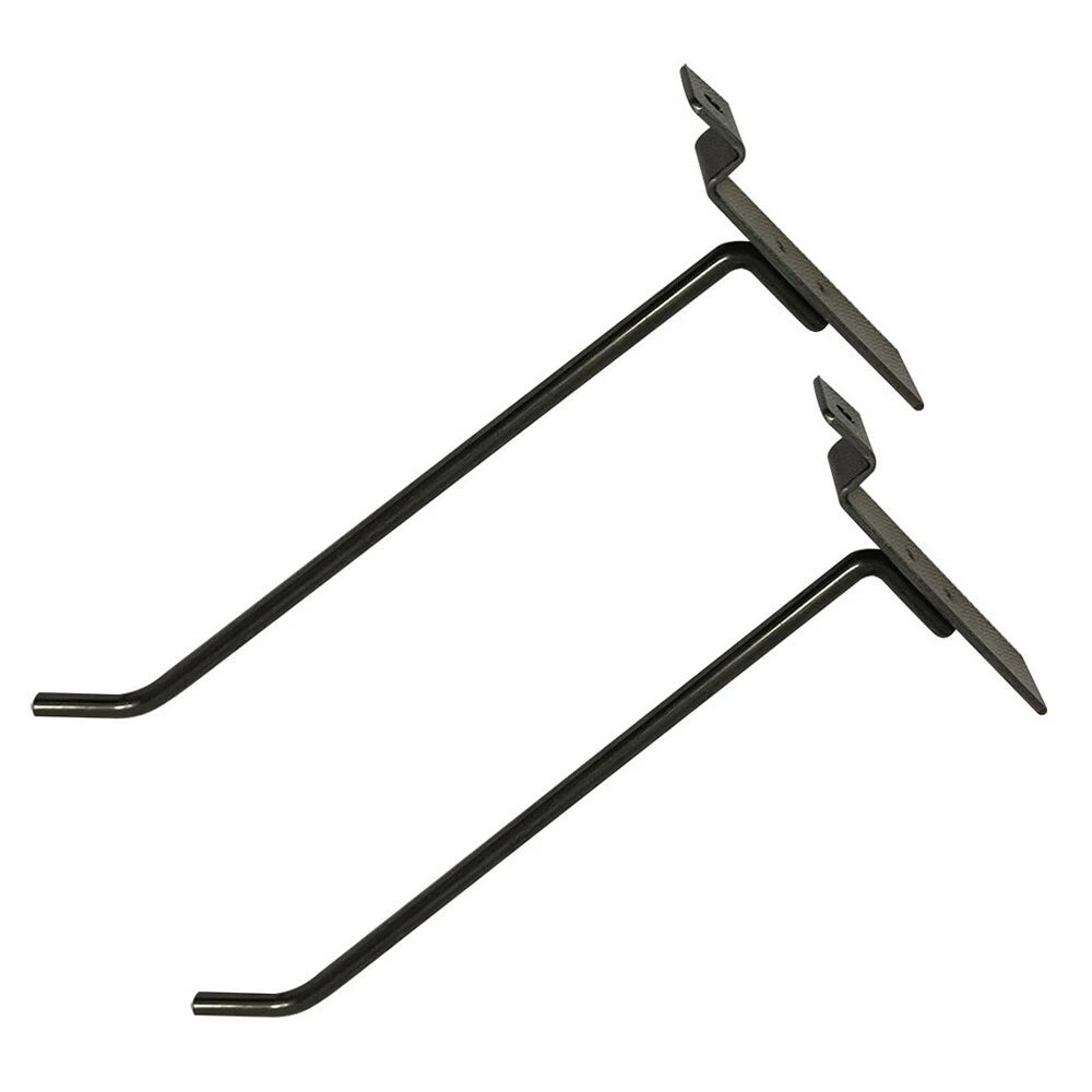 8" Raw Steel Slatwall Panel Hooks Display Hooks,single Rod Hooks -