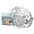 HAUSHOF Stainless Steel Fruit Bowl Large Metal Fruit Basket for Kitchen Storages