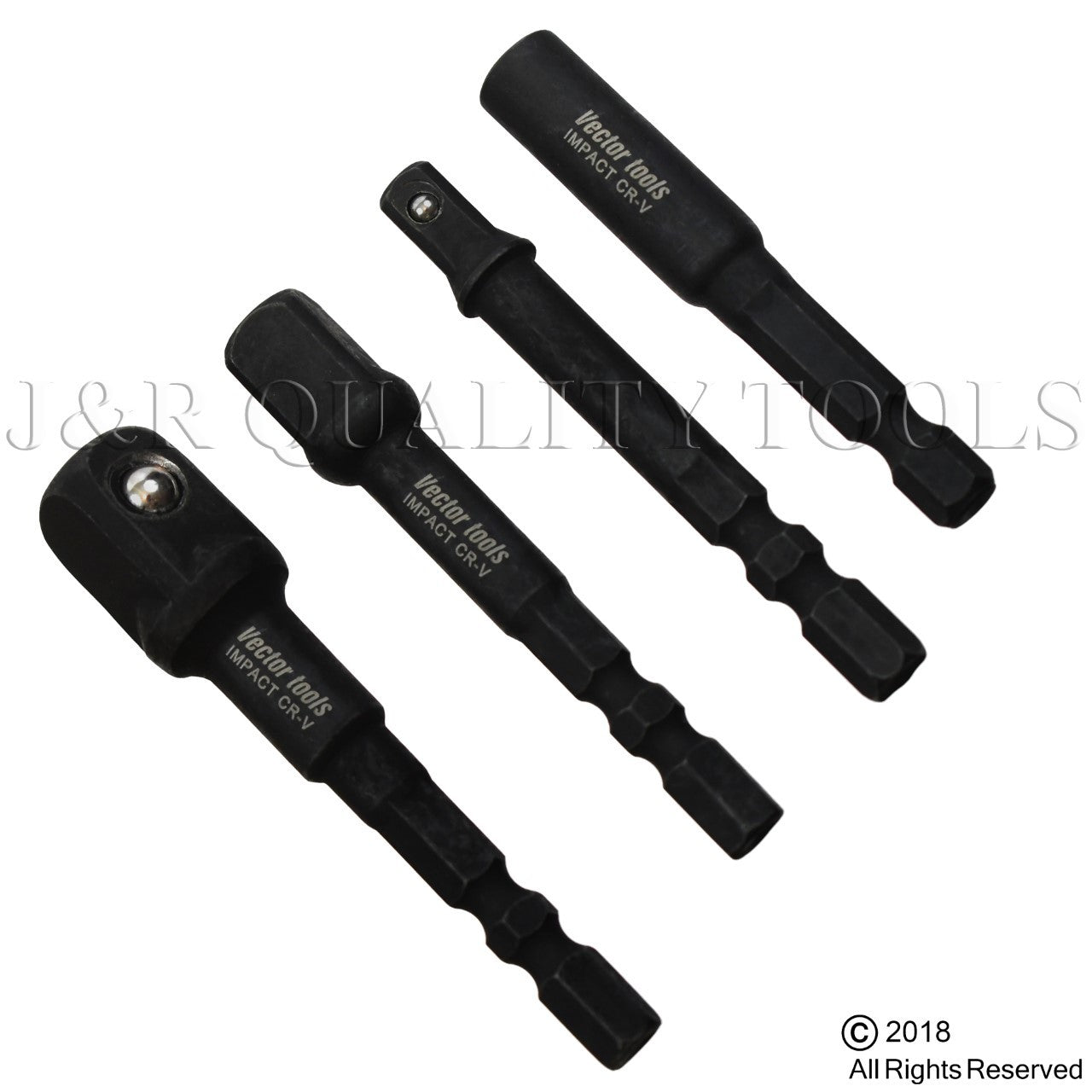 4pc Impact Grade Socket Adapter Set