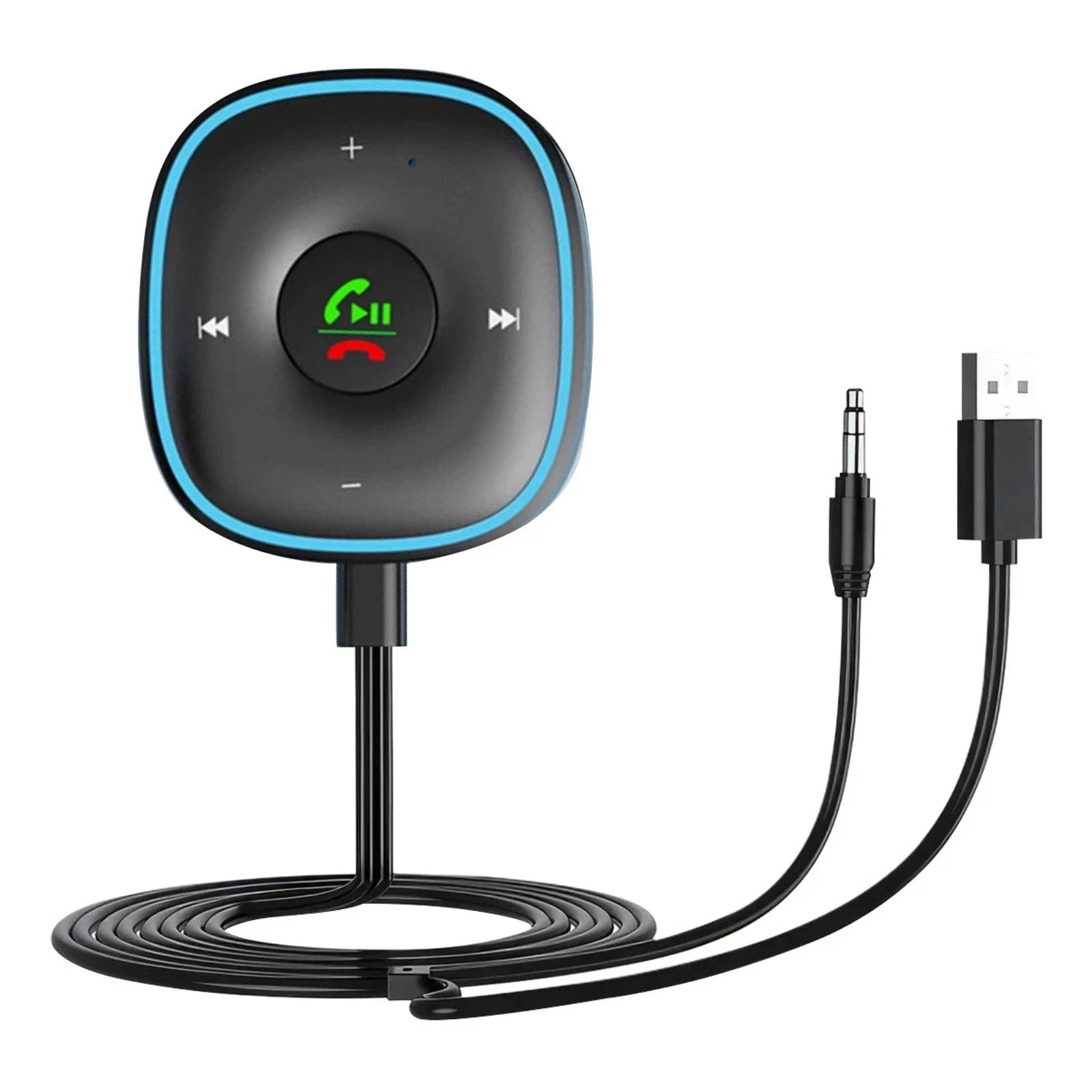 For Bluetooth 5.3 Car Wireless Aux Receiver Adapter Clear Audio Hands