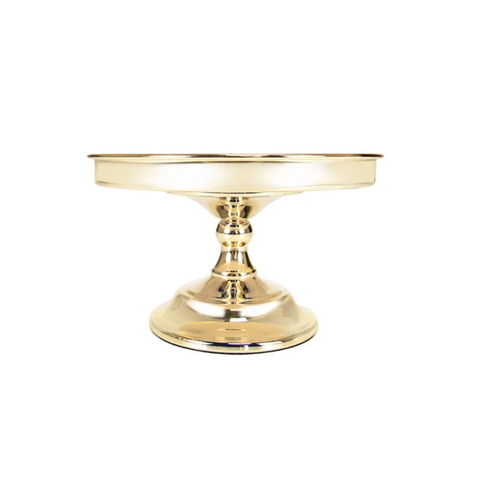 Gold Cake Stand,8 Inches Round Cupcake Stands Metal Party Dessert