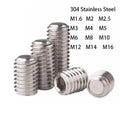 Grub Screws Cone Point Set Screws 304 Stainless Steel