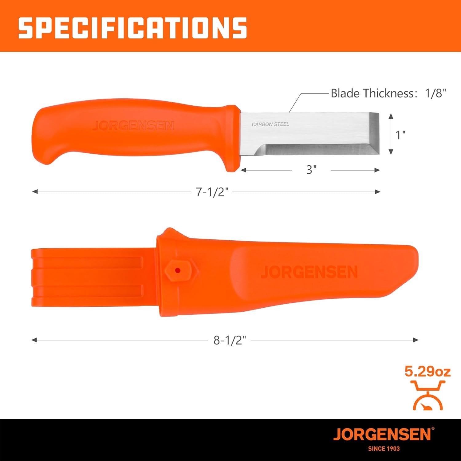 Jorgensen Wood Chisel Knife by Jorgensen