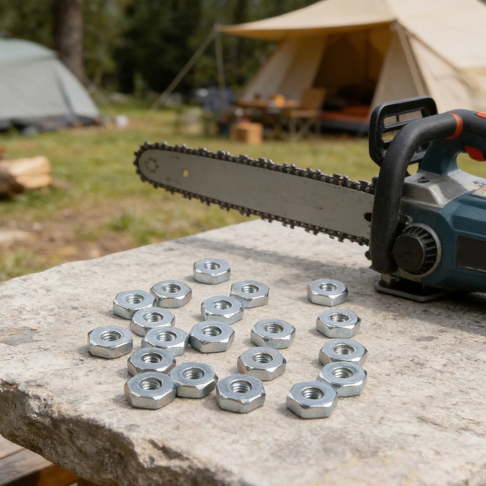 Chainsaw Guide Plate Nuts For For Ms250 660 With Metal Construction