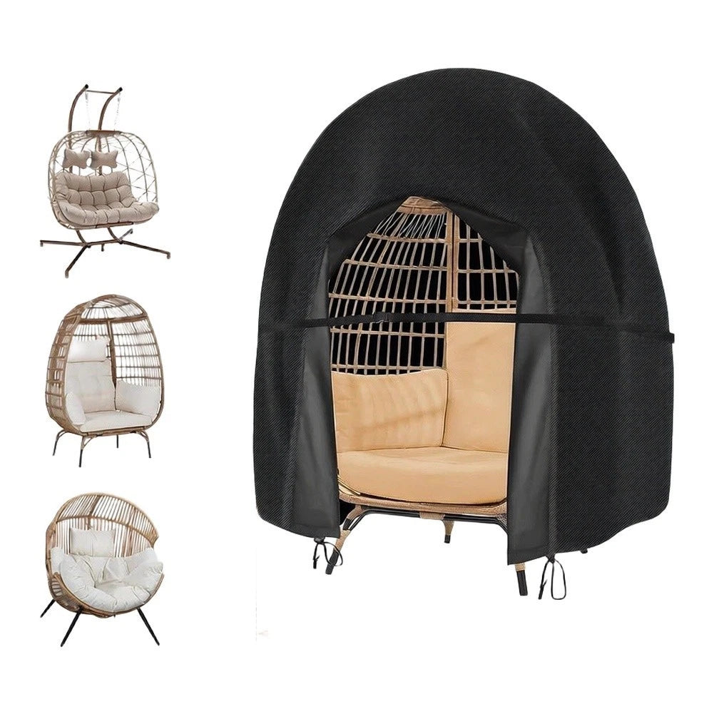 For Outdoor Patio Egg Swing Cover 91 L X 80 W Inch Secure Drawstring