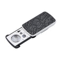 60x 90x Portable Slide Led Light Jewelry Magnifying Glass Magnifier