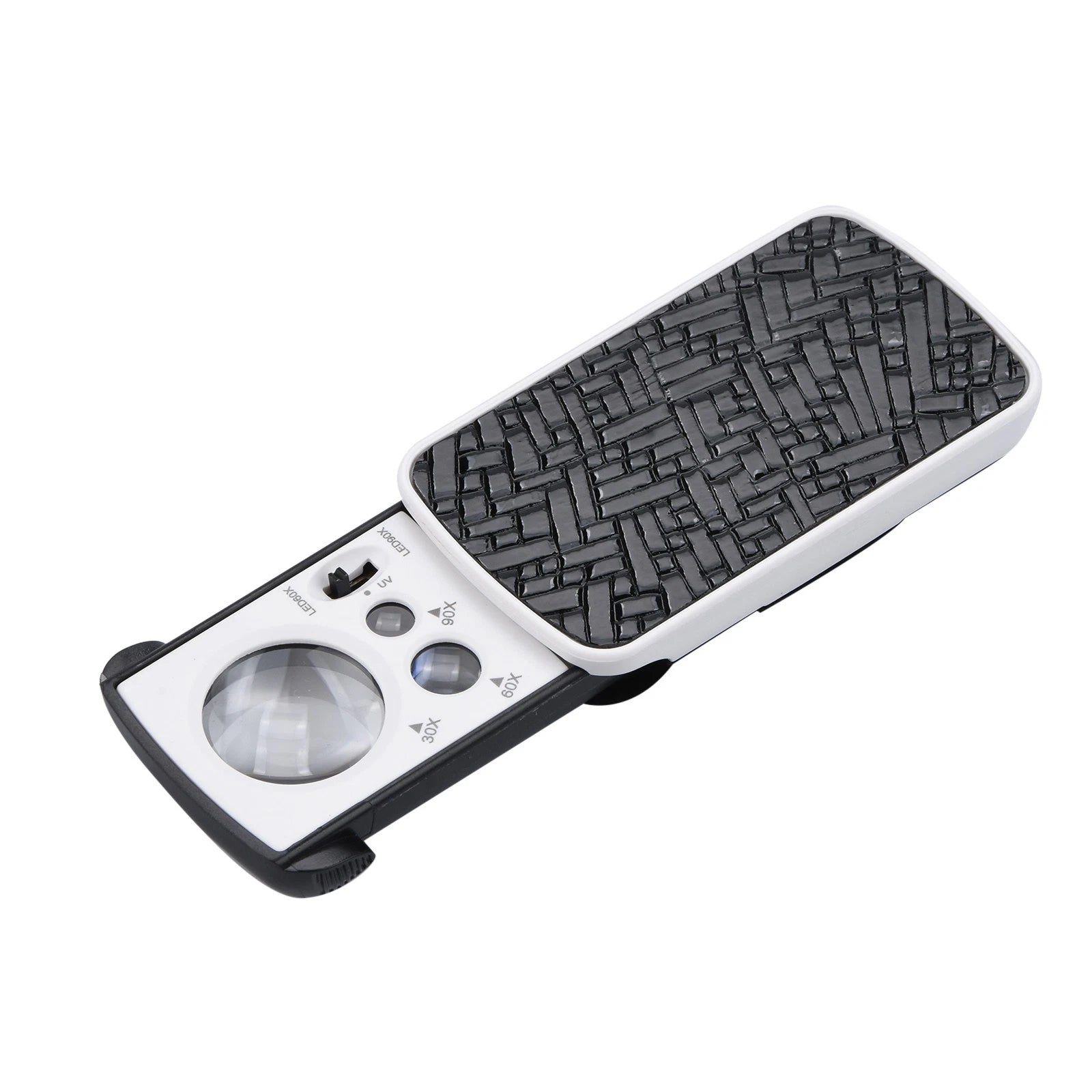 60x 90x Portable Slide Led Light Jewelry Magnifying Glass Magnifier