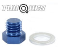 M10x1.25 Aluminium Plug In Blue