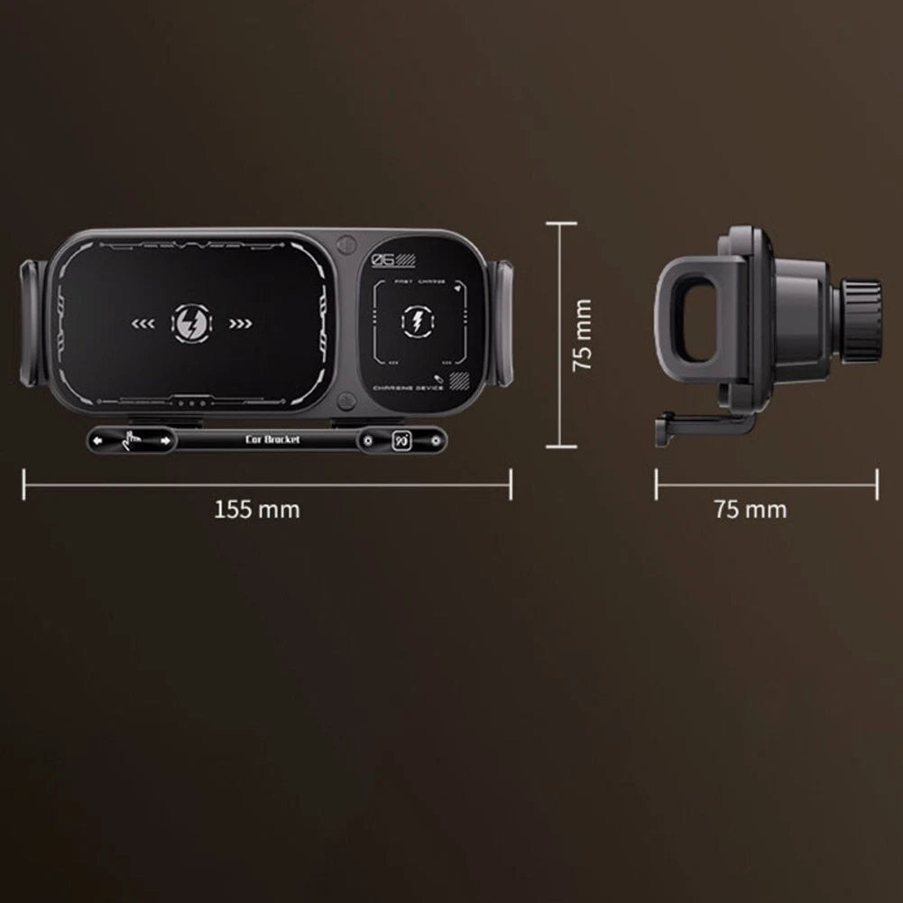 Wireless Car Charger Mount 15W With Rotatable | Built Supply Co