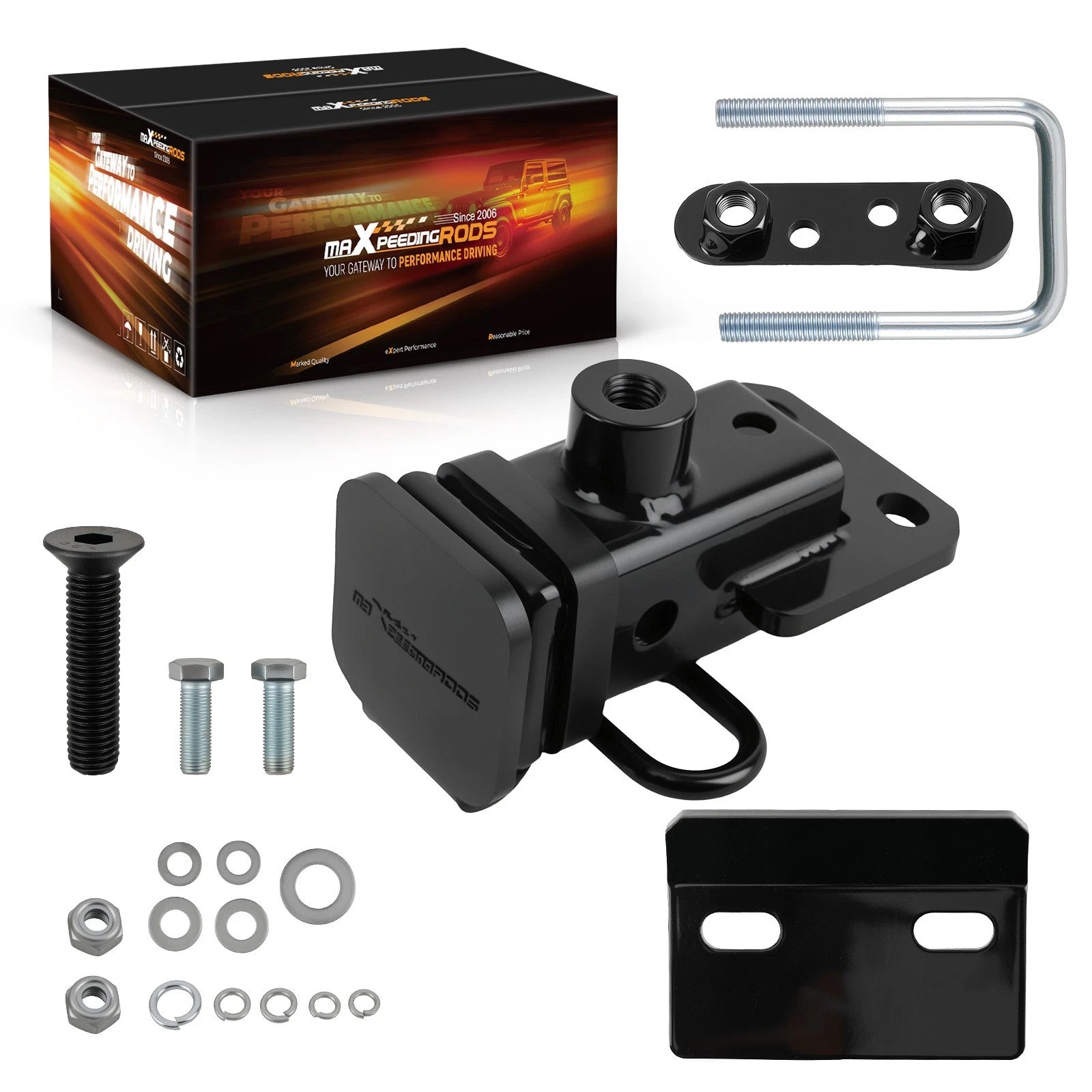 Rear Bumper Tow Hitch for Dodge Ram 1500 2019-2026 2" Receiver 6000lb Cap