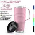 Haushof 24oz Travel Mug Vacuum Insulated Travel Water Mug Double Wall