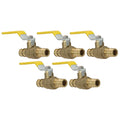 5 Pack XFITTING 1/2" Pex A Ball Valve, Expansion ball V