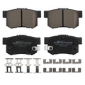 Rear L&R Ceramic Brake Pads Kit for Honda Accord 1991-2007 Civic