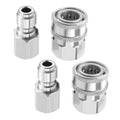 Stainless Steel 3/8 Npt Quick Connect Hose Adaptor Kit For Cleaning