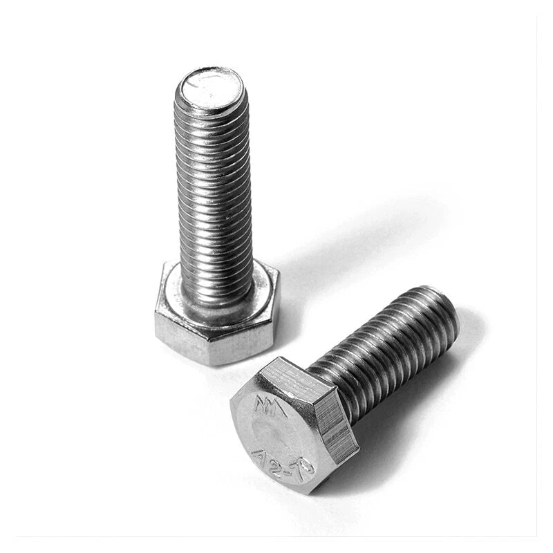 316 A4-80 Din933 Iso4017 Bolts Hexagonal Screws Full-tooth Outer Hex