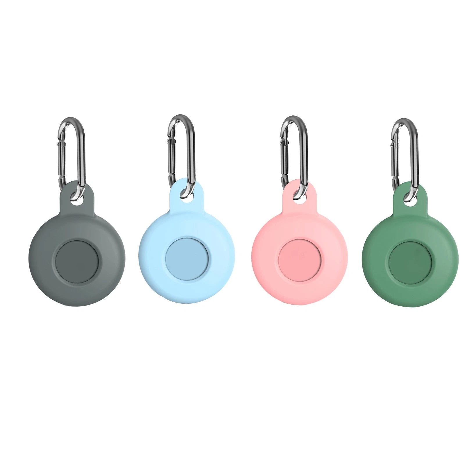 4* Silicone Cover W/ Keychain For Airtag 2021 Pet Location Tracker