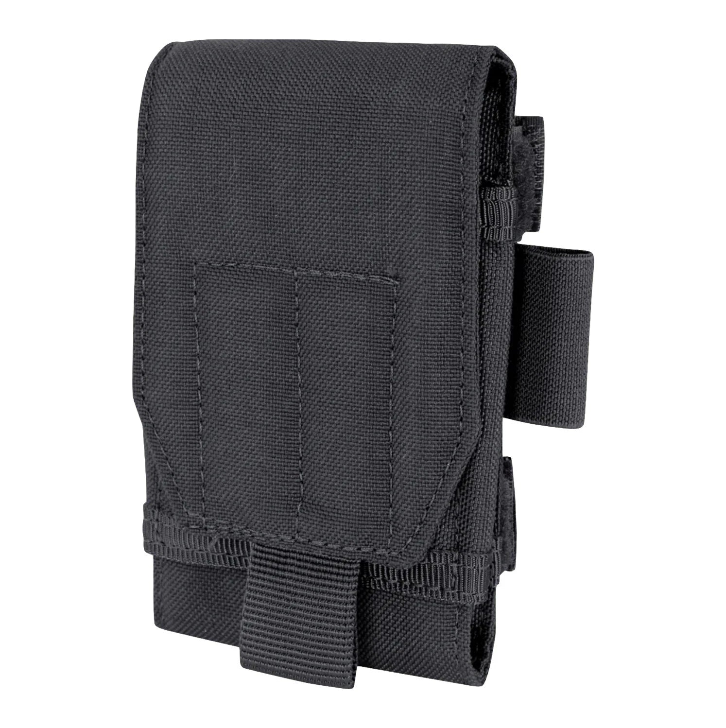 Hook Loop Tech Sheath Secure Modular Smart Phone Pouch Black 5.5"h X