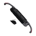 Rear Diffuser Bumper Lip Glossy Black For 2017-2023 BMW G30 5 Series M Sport